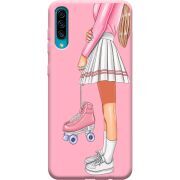 Розовый чехол Uprint Samsung A307 Galaxy A30s Roller Girl