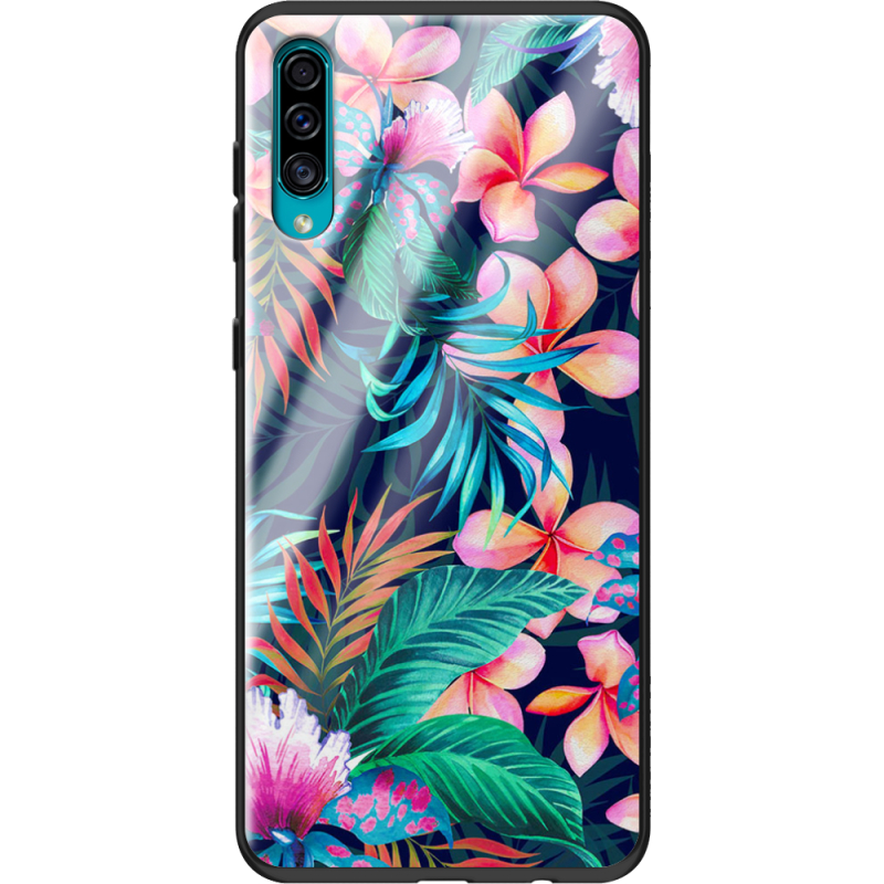 Защитный чехол BoxFace Glossy Panel Samsung Galaxy A30s Exotic Flowers