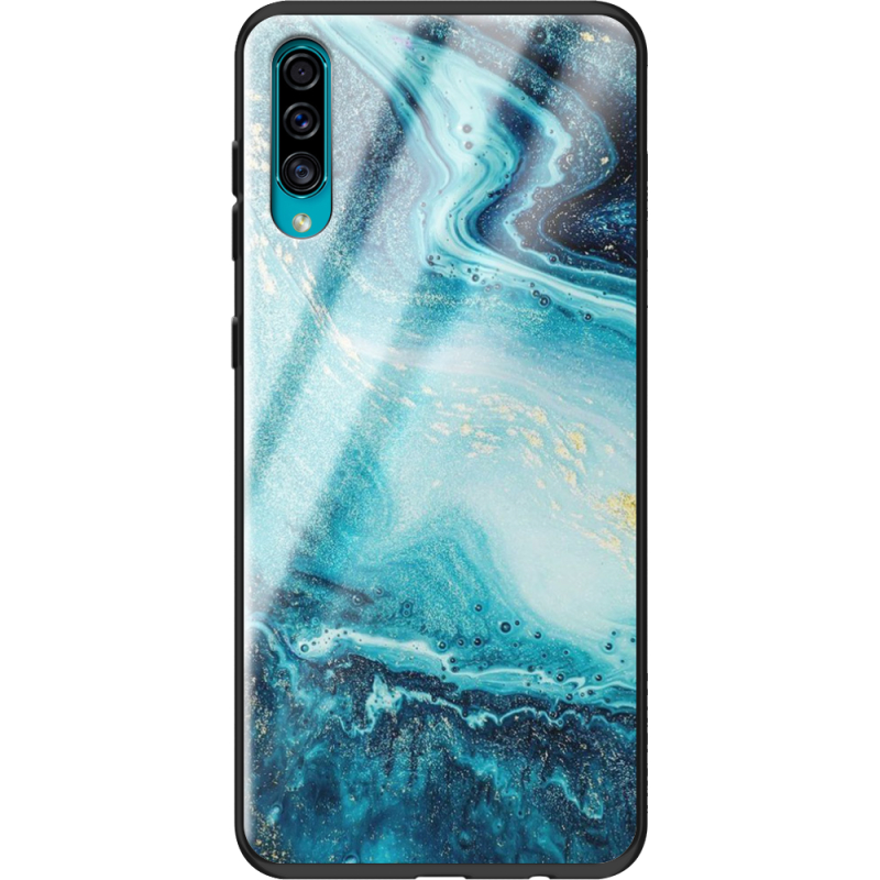 Защитный чехол BoxFace Glossy Panel Samsung Galaxy A30s Blue Marble