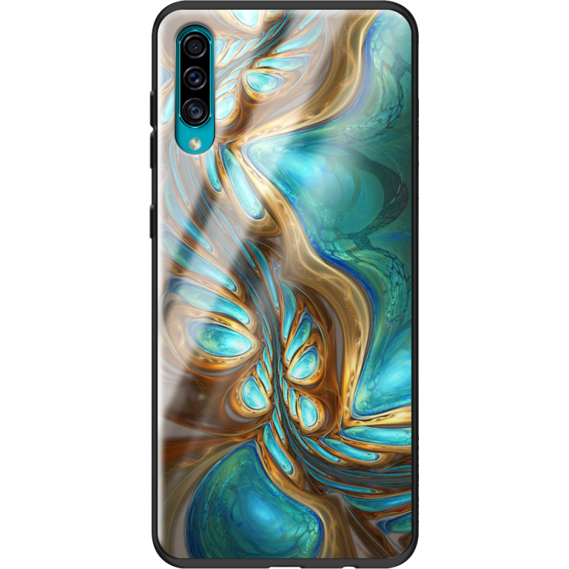 Защитный чехол BoxFace Glossy Panel Samsung Galaxy A30s Blue Abstraction