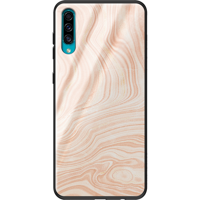 Защитный чехол BoxFace Glossy Panel Samsung Galaxy A30s Delicate Marble