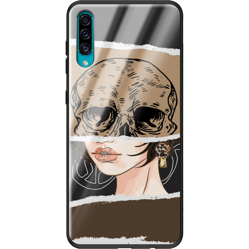 Защитный чехол BoxFace Glossy Panel Samsung Galaxy A30s Skull-Girl