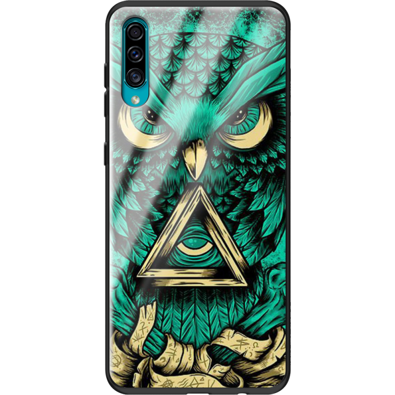 Защитный чехол BoxFace Glossy Panel Samsung Galaxy A30s Masonic Owl