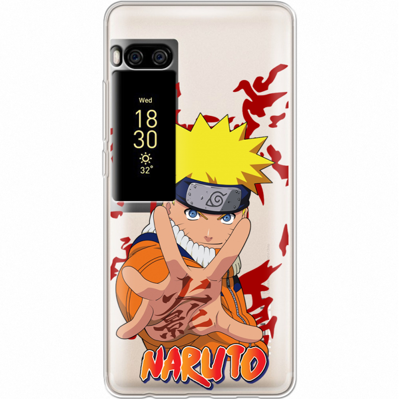 Прозрачный чехол Uprint Meizu Pro 7 Naruto