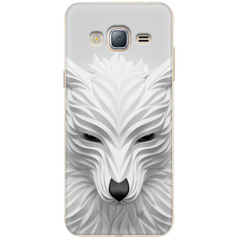 Чехол Uprint Samsung J320 Galaxy J3 2016 White Wolf