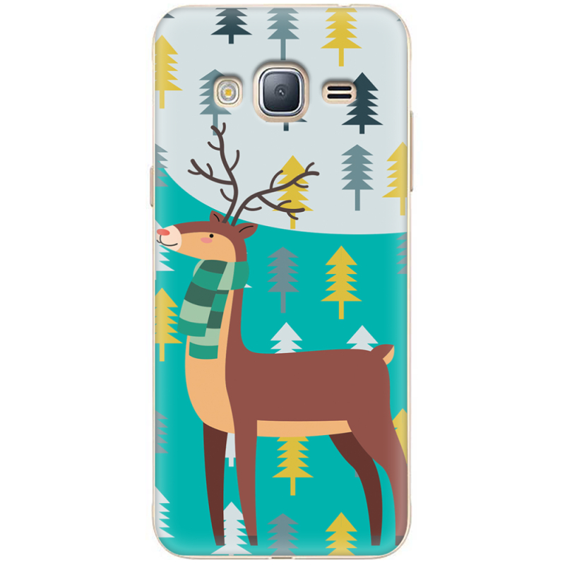 Чехол Uprint Samsung J320 Galaxy J3 2016 Foresty Deer