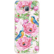 Чехол Uprint Samsung J320 Galaxy J3 2016 Birds and Flowers
