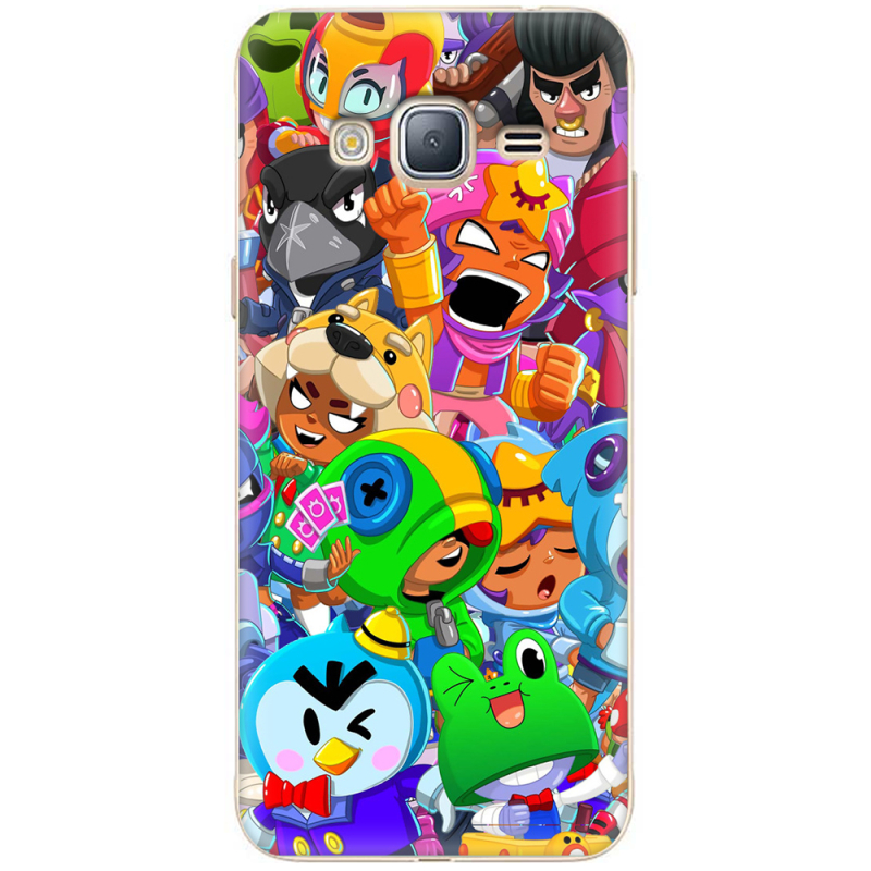 Чехол Uprint Samsung J320 Galaxy J3 2016 friends brawl stars