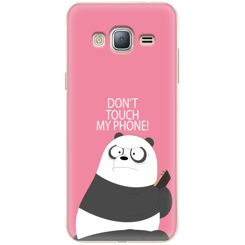 Чехол Uprint Samsung J320 Galaxy J3 2016 Dont Touch My Phone Panda