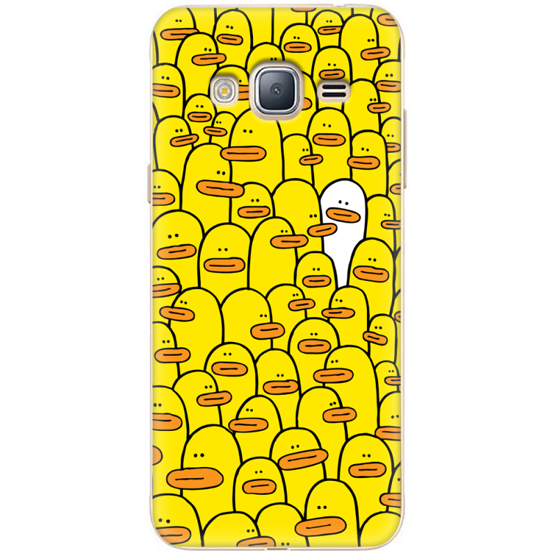 Чехол Uprint Samsung J320 Galaxy J3 2016 Yellow Ducklings