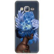 Чехол Uprint Samsung J320 Galaxy J3 2016 Exquisite Blue Flowers