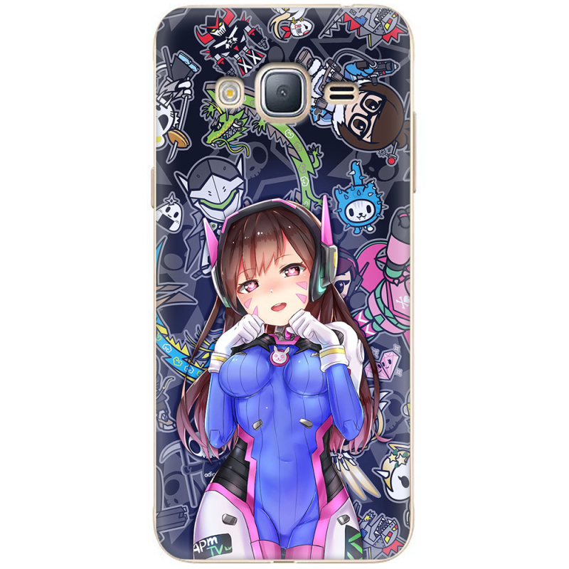 Чехол Uprint Samsung J320 Galaxy J3 2016 Overwatch D.VA