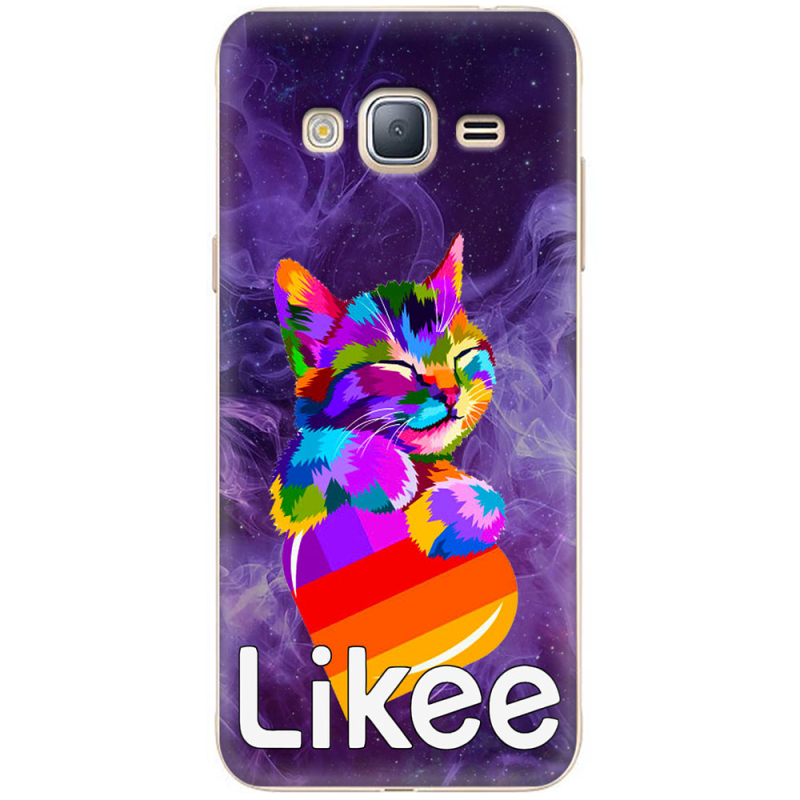 Чехол Uprint Samsung J320 Galaxy J3 2016 Likee Cat