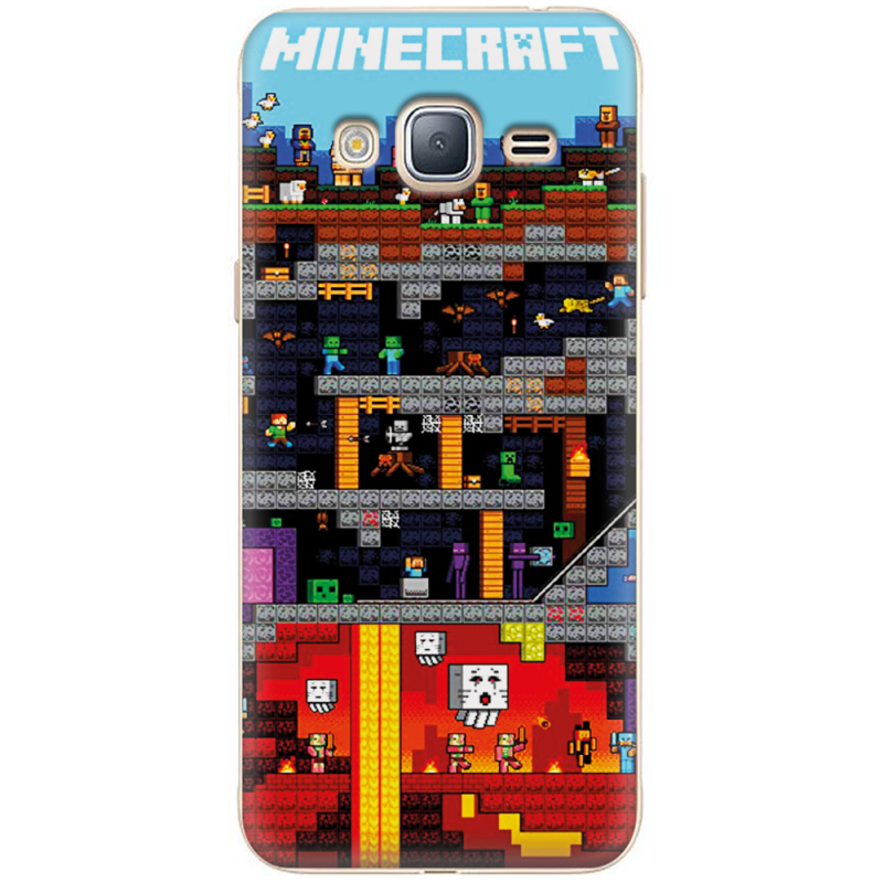 Чехол Uprint Samsung J320 Galaxy J3 2016 Minecraft Lode Runner