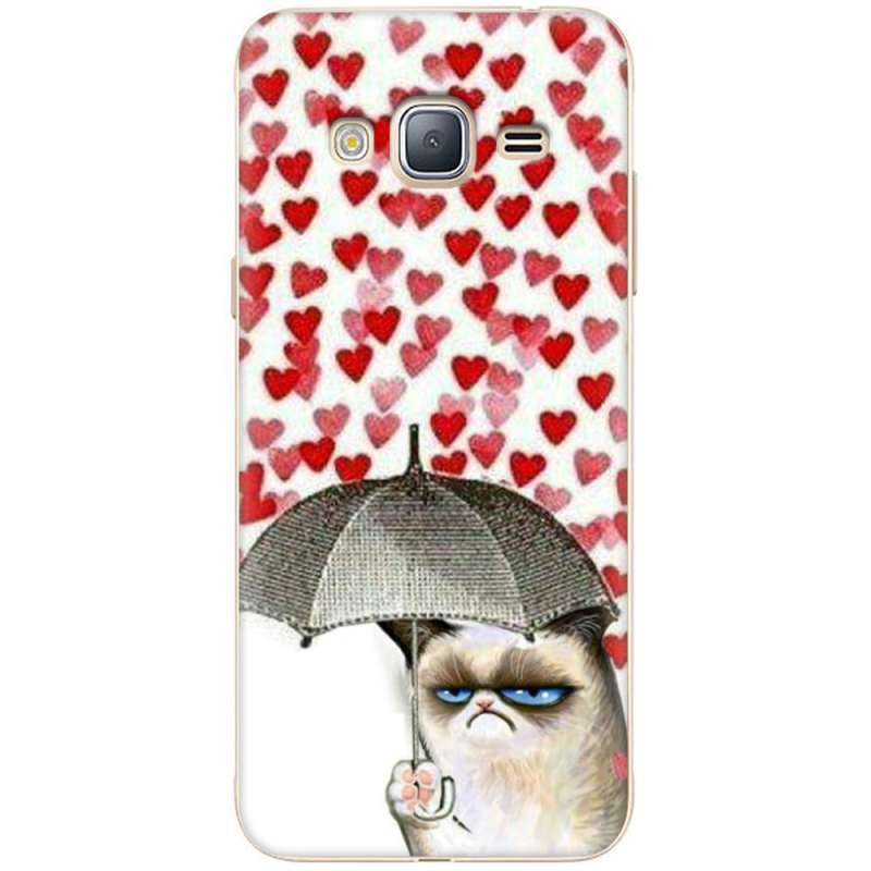 Чехол Uprint Samsung J320 Galaxy J3 2016 Raining Hearts