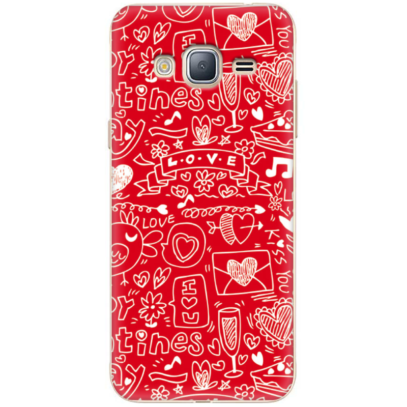 Чехол Uprint Samsung J320 Galaxy J3 2016 Happy Valentines