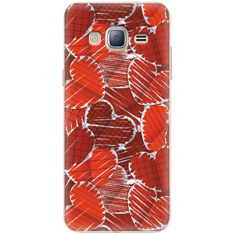 Чехол Uprint Samsung J320 Galaxy J3 2016 Heart Strings