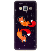 Чехол Uprint Samsung J320 Galaxy J3 2016 Fox-Astronauts