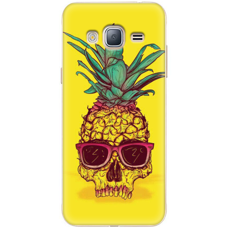 Чехол Uprint Samsung J320 Galaxy J3 2016 Pineapple Skull