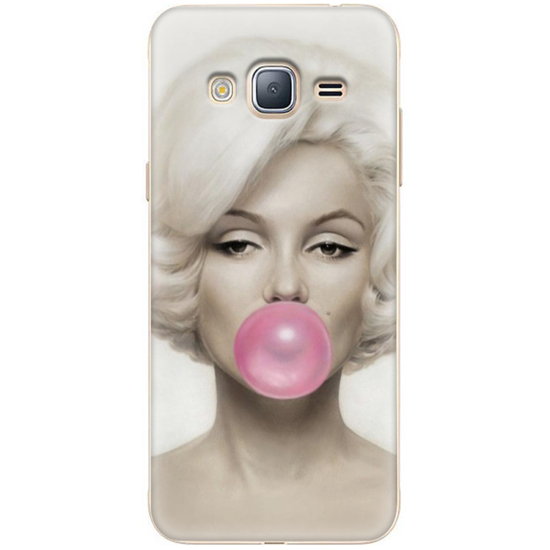 Чехол Uprint Samsung J320 Galaxy J3 2016 Marilyn Monroe Bubble Gum