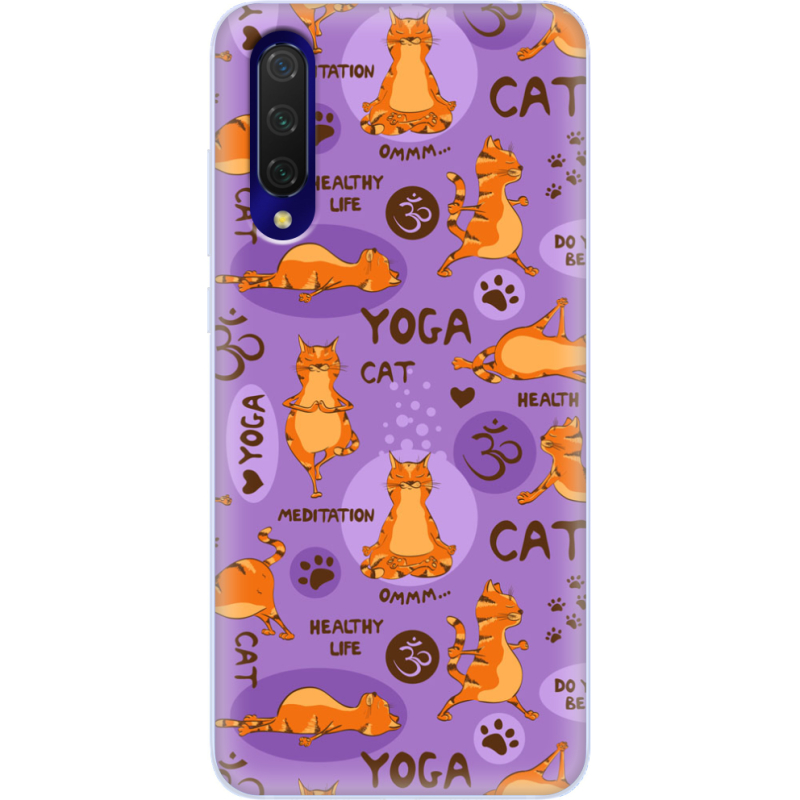 Чехол Uprint Xiaomi Mi 9 Lite Yoga Cat