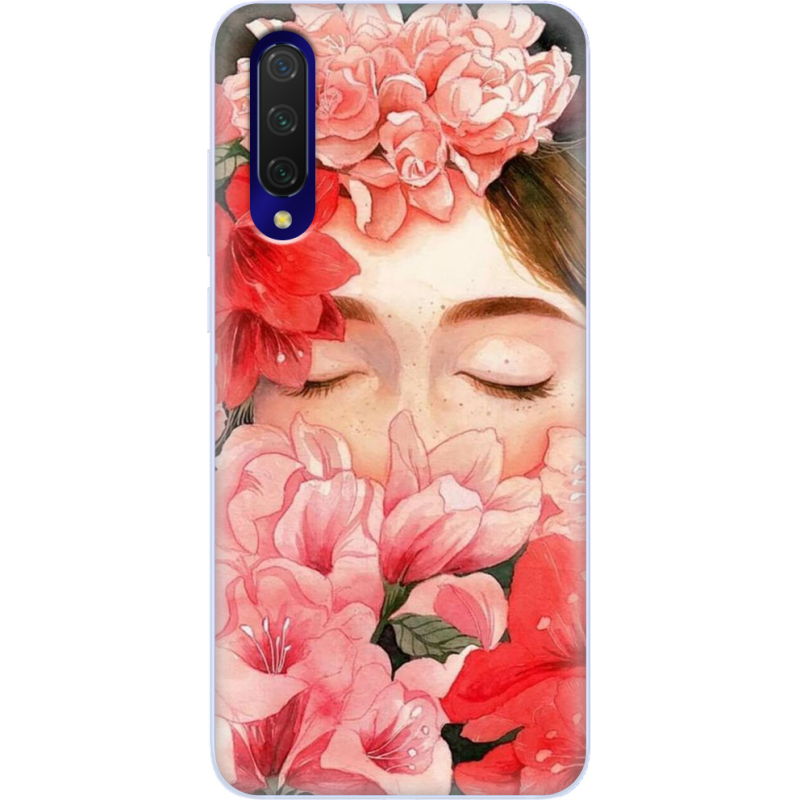 Чехол Uprint Xiaomi Mi 9 Lite Girl in Flowers