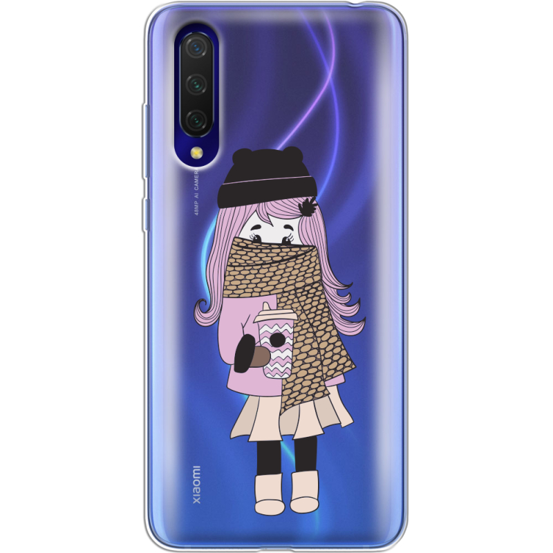 Прозрачный чехол Uprint Xiaomi Mi 9 Lite Winter Morning Girl