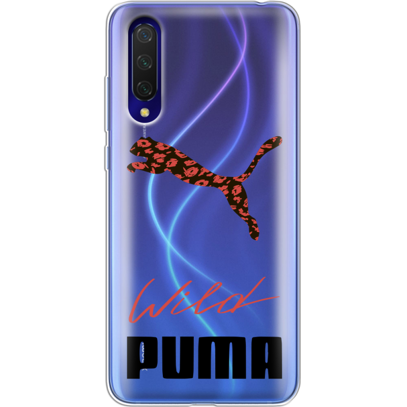 Прозрачный чехол Uprint Xiaomi Mi 9 Lite Wild Cat
