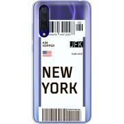 Прозрачный чехол Uprint Xiaomi Mi 9 Lite Ticket New York