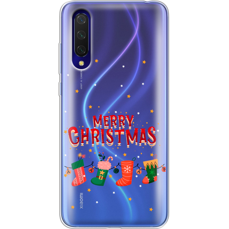 Прозрачный чехол Uprint Xiaomi Mi 9 Lite Merry Christmas