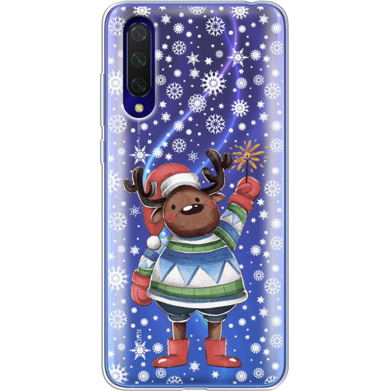 Прозрачный чехол Uprint Xiaomi Mi 9 Lite Christmas Deer with Snow