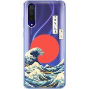 Прозрачный чехол Uprint Xiaomi Mi 9 Lite Большая волна в Канагаве