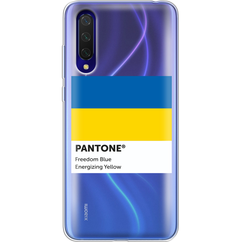 Прозрачный чехол Uprint Xiaomi Mi 9 Lite Pantone вільний синій