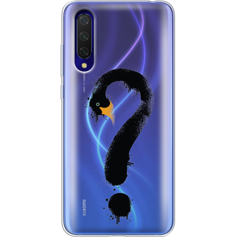 Прозрачный чехол Uprint Xiaomi Mi 9 Lite Swan question