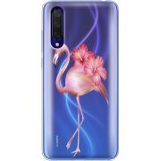 Прозрачный чехол Uprint Xiaomi Mi 9 Lite Floral Flamingo