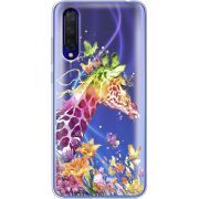 Прозрачный чехол Uprint Xiaomi Mi 9 Lite Colorful Giraffe