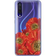 Прозрачный чехол Uprint Xiaomi Mi 9 Lite Red Poppies