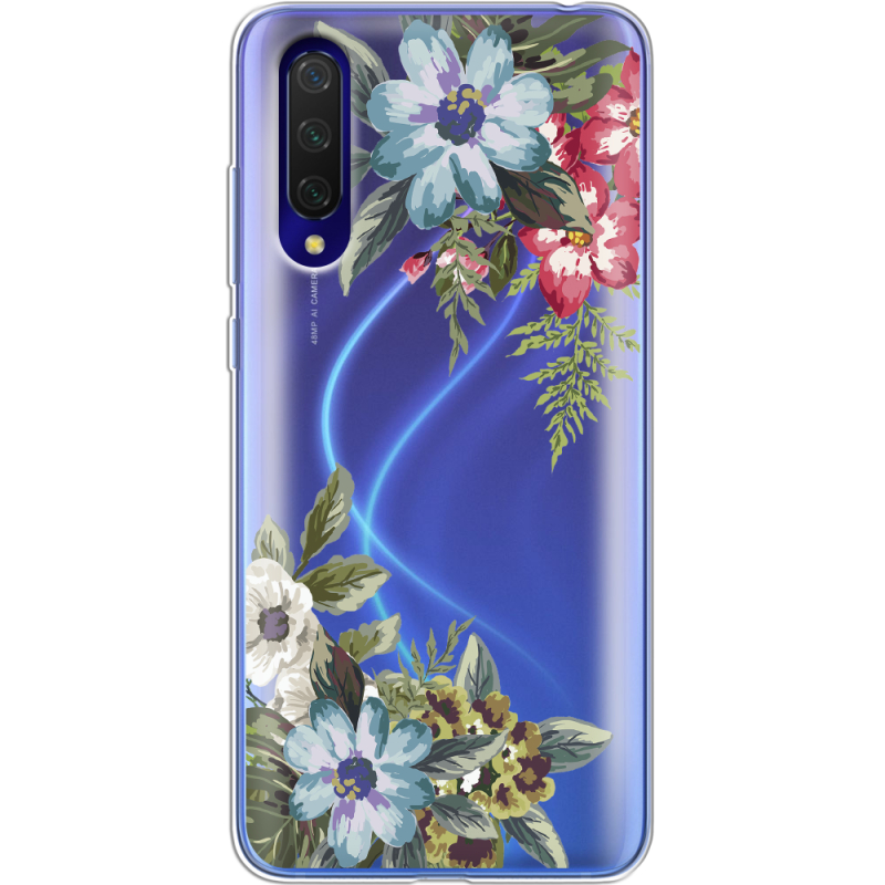 Прозрачный чехол Uprint Xiaomi Mi 9 Lite Floral