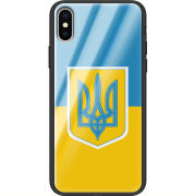Защитный чехол BoxFace Glossy Panel Apple iPhone XS Герб України