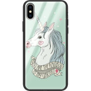 Защитный чехол BoxFace Glossy Panel Apple iPhone XS My Unicorn