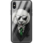 Защитный чехол BoxFace Glossy Panel Apple iPhone XS Cool Panda