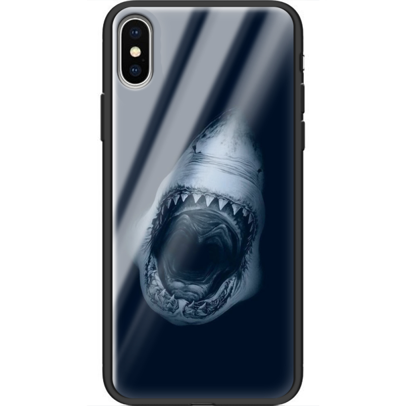 Защитный чехол BoxFace Glossy Panel Apple iPhone XS Shark