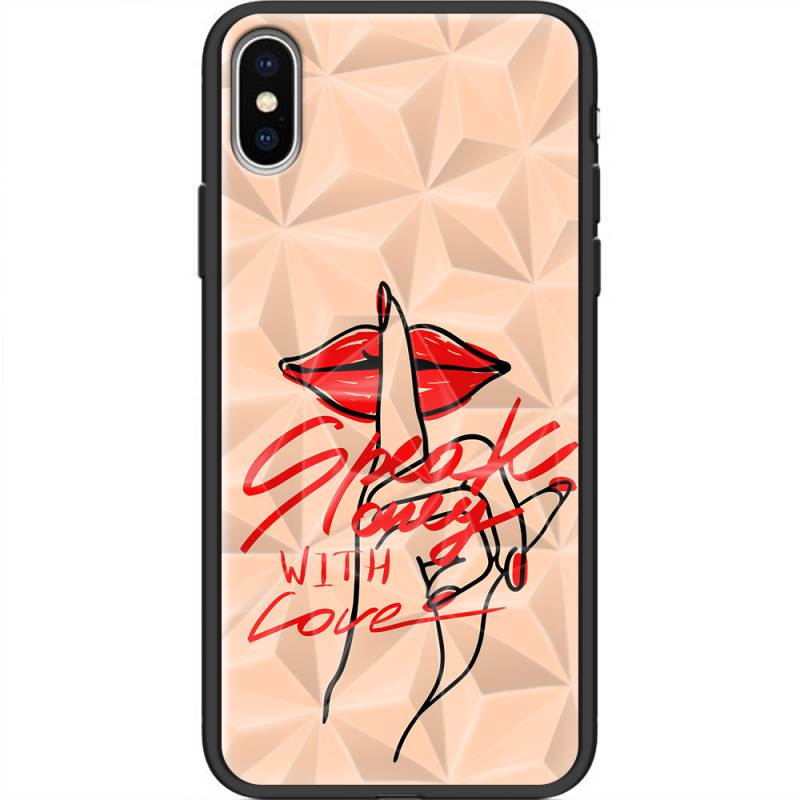 Чехол Prizma Uprint Apple iPhone XS With Love