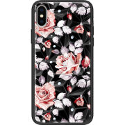 Чехол Prizma Uprint Apple iPhone XS Roses on Black