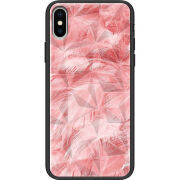 Чехол Prizma Uprint Apple iPhone XS Pink Feathers