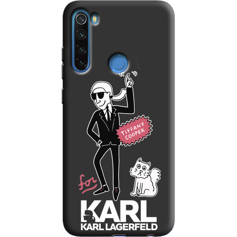 Черный чехол Uprint Xiaomi Redmi Note 8 For Karl