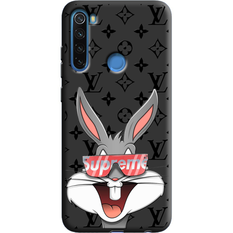 Черный чехол Uprint Xiaomi Redmi Note 8 looney bunny