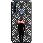 Черный чехол Uprint Xiaomi Redmi Note 8 Man Pattern