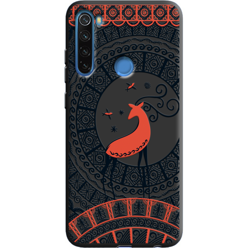 Черный чехол Uprint Xiaomi Redmi Note 8 Ornament