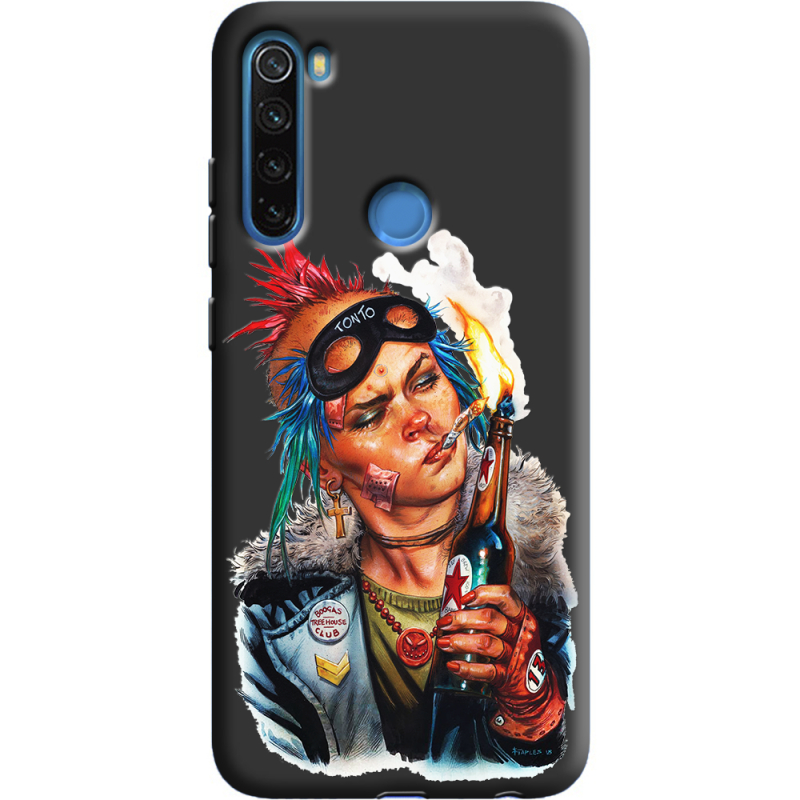 Черный чехол Uprint Xiaomi Redmi Note 8 Tanker Girl